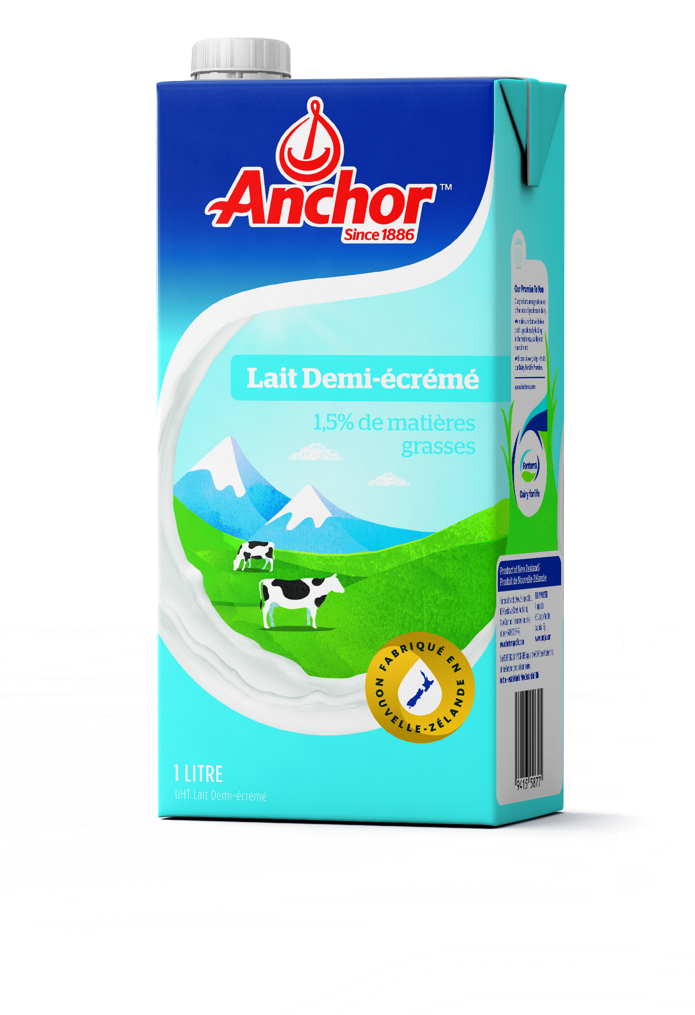 04261 - ANCHOR LAIT 12 ECREME UHT 121L 04261 - ANCHOR LAIT 12 ECREME UHT 121L