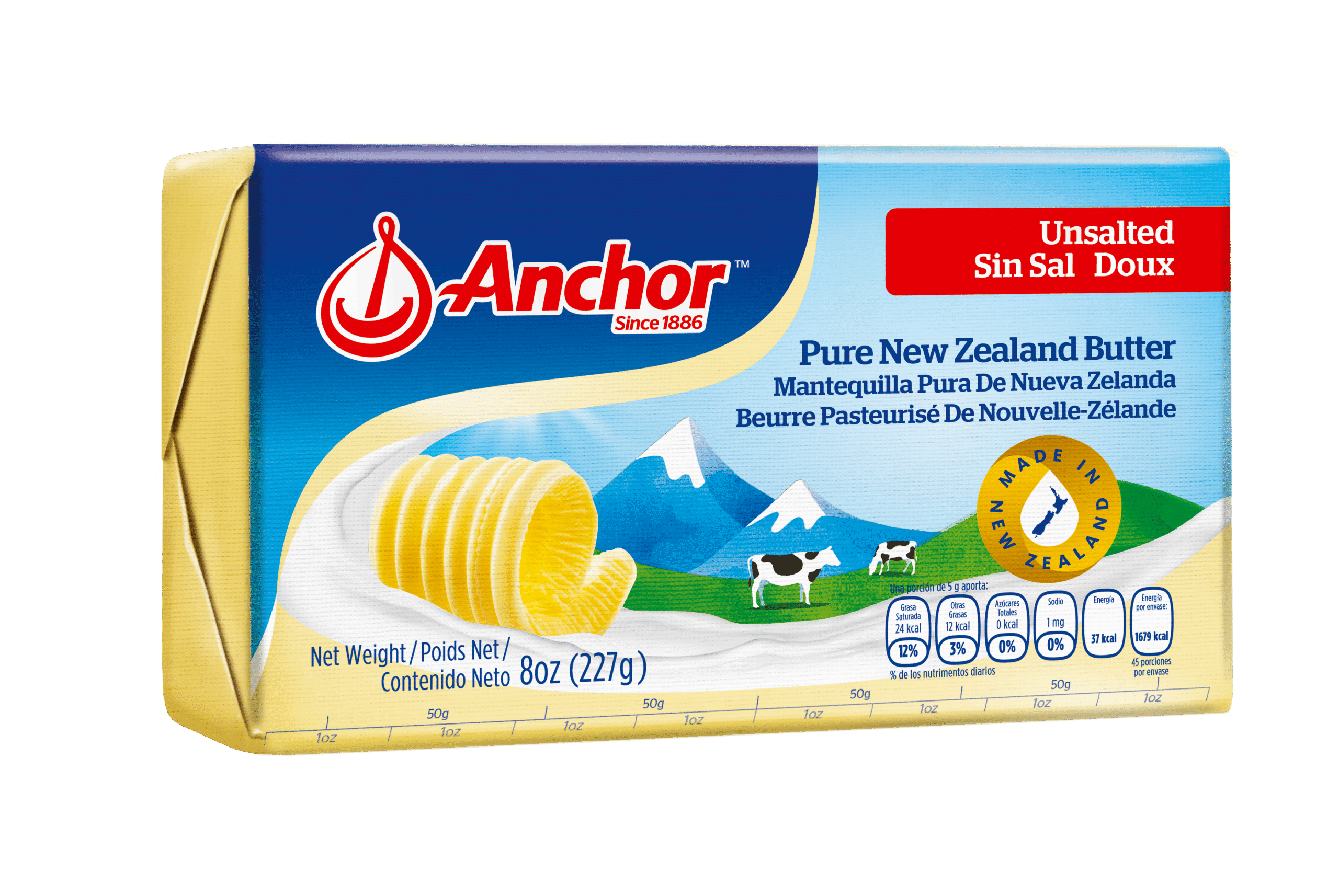 04358 - ANCHOR AF8 BEURRE S-SEL 20x227G 04358 - ANCHOR AF8 BEURRE S-SEL 20x227G