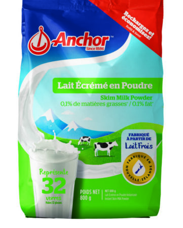 Snack blank white paper bag package on gray Snack blank white paper bag package on gray